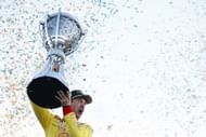 Joey Logano with the 2024 Bill France NASCAR Cup Series Championship. Source: Getty